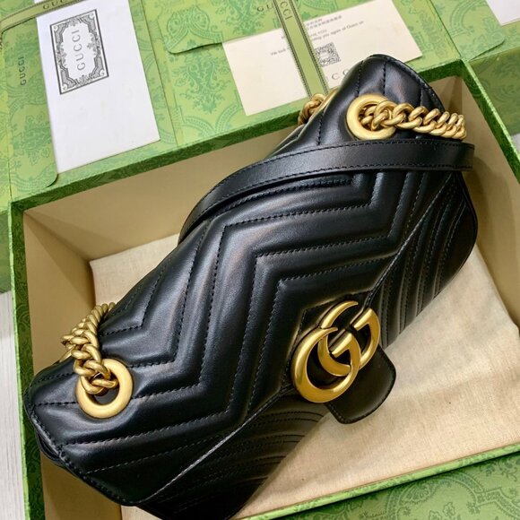 Gucci GG Marmont Black Shoulder Bag